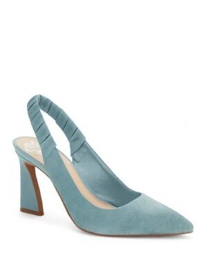 Vince Camuto Braided Slingback Pointed-Toe Pumps in Turquoise